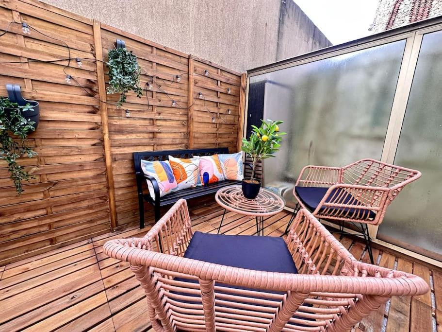 Drouet D'Erlon Duplex Spacieux, Terrasse Au Centre Reims Exteriör bild